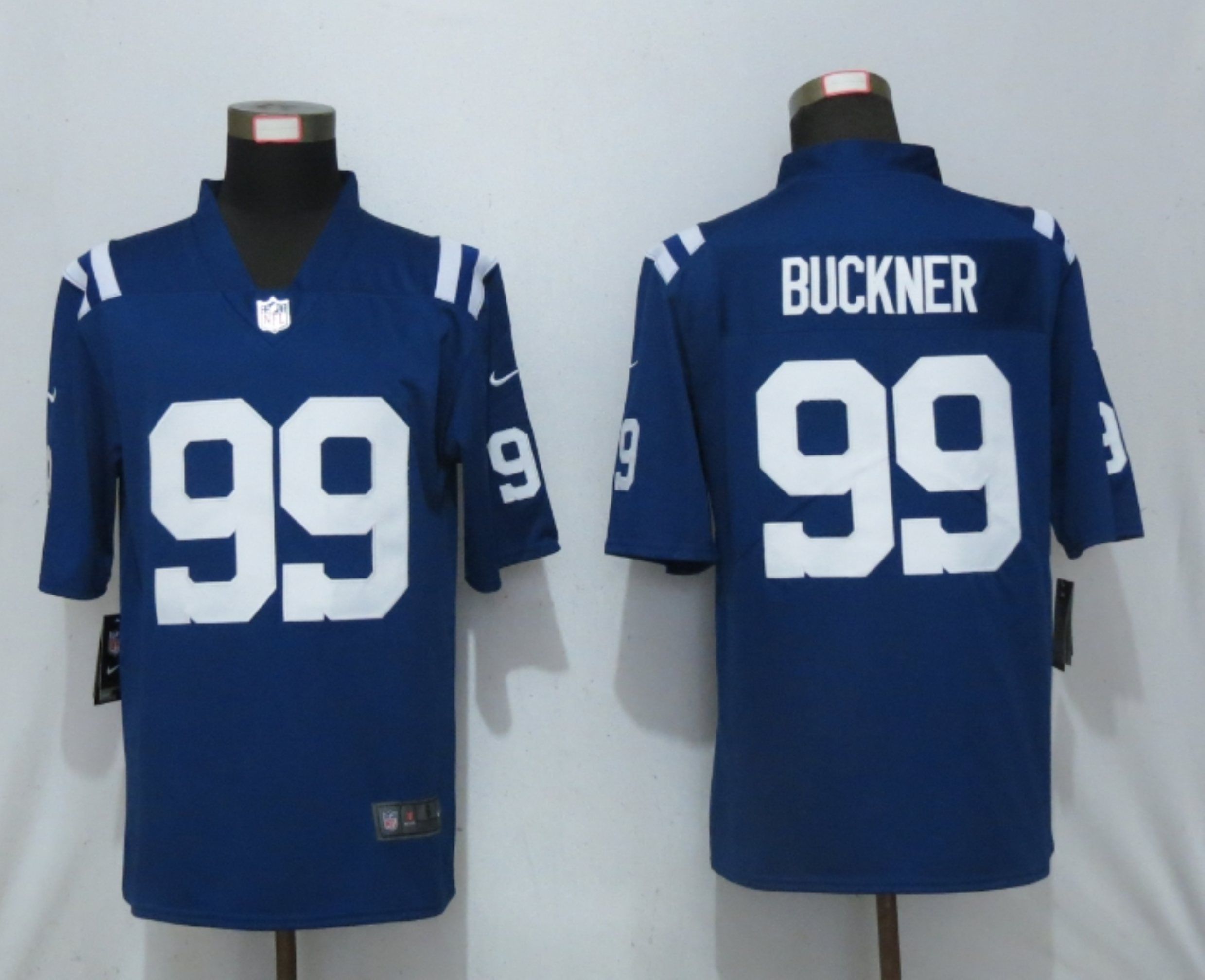 Men Indianapolis Colts 99 Buckner Blue 2020 Vapor Untouchable Limited Player Nike NFL Jerseys